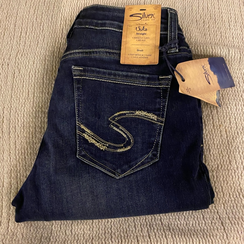 Silver jeans